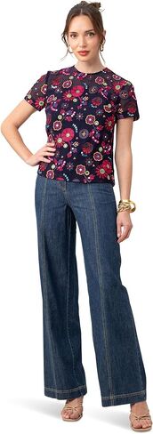 Trina Turk Women's Embroidered T Shirt in Saudi Arabia