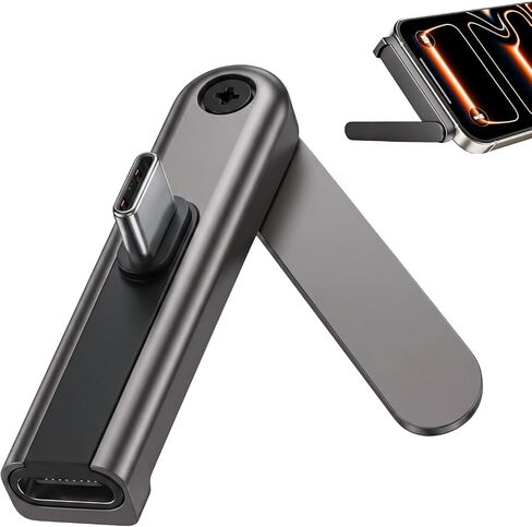محول USB-C ذكر إلى USB-C أنثى (زاوية يمين 90 درجة)، يدعم الشحن السريع بقدرة 240 واط PD ونقل البيانات بسرعة 480 ميجابت في الثانية، مع وظيفة حامل الهاتف in Kuwait