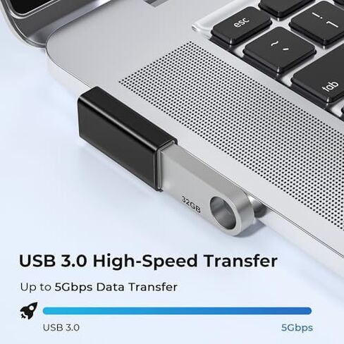 Basesailor USB to USB C Adapter 3 Pack Bundle with 90 Degree USB A Male to Female Adapter 4 Pack in Kuwait