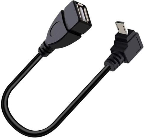 Durability 90Degree Angled USB a to USB Adapter Connectors for Smartphones Tablets and External Devices Angled Converter in Kuwait