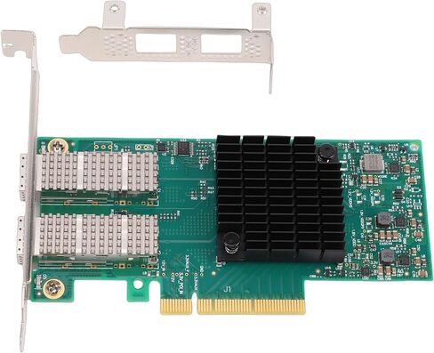 Yunseity 10G 25G Dual Port PCIe Network Card, 4 Lx Ethernet Adapter with RDMA Hardware Acceleration, for VMware Data Centers in Kuwait