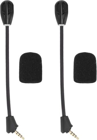 EBTOOLS Replacement Microphone, Noise Cancelling Boom Mic with Foam Cover for Cloud II Wireless Gaming Headset, 3.5mm Detachable in Kuwait