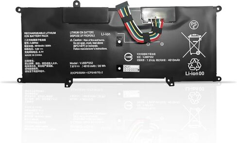 VJ8BPS52 V-J8BPS52 Laptop Battery Replacement for Sony VAIO S11 S13 S14 SX12 SX14 VJPG11C11N VJS132C11W VJS132C11L VJS132C11N VJS132C11T VJS141C11L VJS112C VJS131C VJS141C VJS132C Series(7.6V 35Wh) in Kuwait