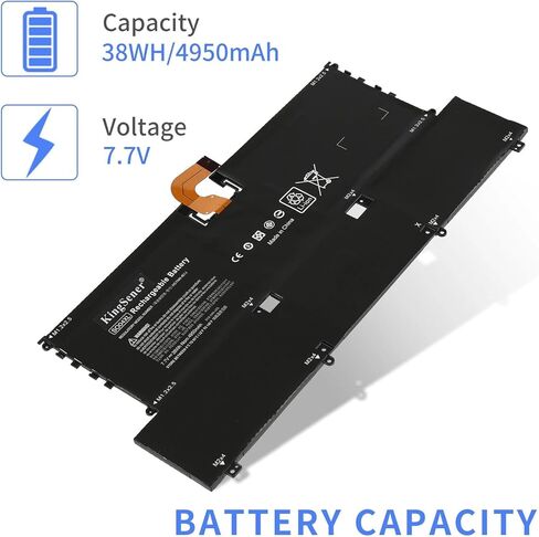 38Wh S004XL SO04XL SOO4XL Battery for Hp Spectre 13-V000 13-V100 13T-V000 13T-V100 13-V011DX 13-V111DX 13-V016TU 13-V015TU 13-V014TU 13-V001LA, Spectre Pro 13 G1 844199-850 844199-855 843534 in Kuwait