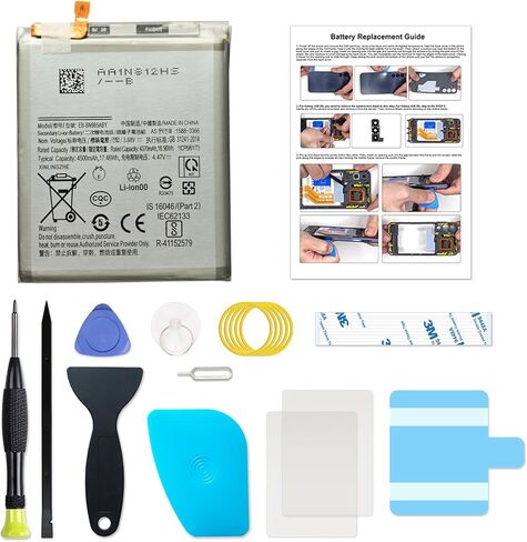 بطارية EB-BN985ABY جديدة متوافقة مع هاتف Galaxy Note 20 Ultra SM-N986B/U/U1/W/E، مع تعليمات ومجموعة أدوات DIY in Kuwait