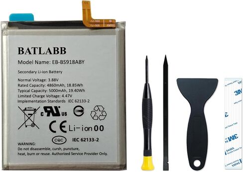 بطارية EB-BN985ABY جديدة متوافقة مع هاتف Galaxy Note 20 Ultra SM-N986B/U/U1/W/E، مع تعليمات ومجموعة أدوات DIY in Kuwait