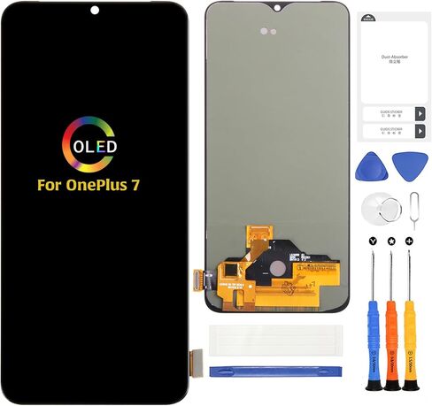 استبدال شاشة OLED لجهاز OnePlus 7 6.41 بوصة محول رقمي يعمل باللمس متوافق مع مجموعة شاشة إصلاح 1+7 1+ 7 GM1900 GM1901 GM1903 GM1905 in Kuwait