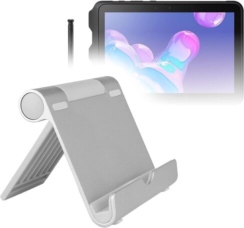 BoxWave Stand and Mount Compatible with Samsung Galaxy Tab Active4 Pro - VersaView Aluminum Stand, Portable, Multi Angle Viewing Sturdy in Kuwait