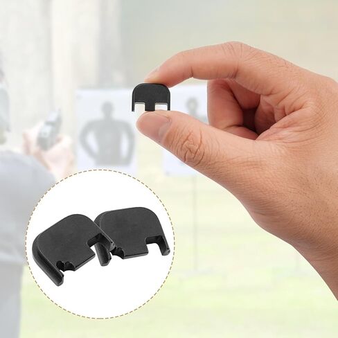 2 Pack Aluminum Rear Slide Cover Plate for Glock Gen 1–4 – Engraved Back Plate Compatible with G17 G19 G21 G22 G23 G26 G27 G34 G35 G41 in Kuwait