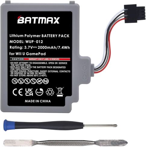 بطارية Batmax الجديدة WUP-010 لملحقات Nintendo Wii U Gamepad WUP-012، WUP-010 in Kuwait