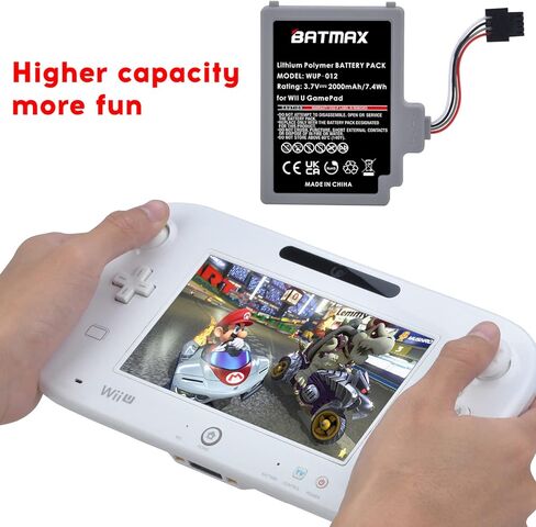 بطارية Batmax الجديدة WUP-010 لملحقات Nintendo Wii U Gamepad WUP-012، WUP-010 in Kuwait