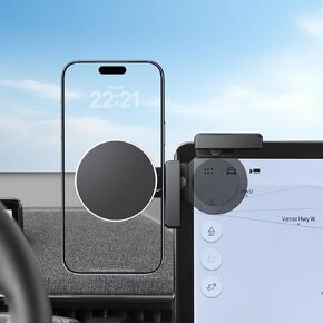 360° Adjustable Magnetic Phone Holder for 2024-2026 ID.3/ID.4/ID.Buzz & 2025-2026 Golf/GTI/Tiguan 12.9 Inch, Screen-Friendly for MagSafe Magnetic Car Dash Phone Holder in Kuwait
