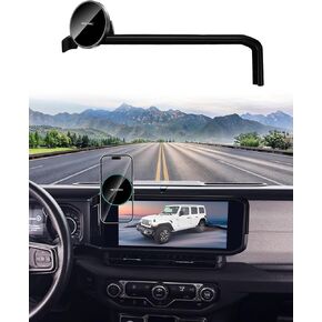 حامل هاتف السيارة SKYLOTEC لسيارة Jeep Renegade 2015 2016 2017 2018 2019 2020 2021 2022 2023 ملحقات السيارات حامل الهاتف المغناطيسي متوافق مع MagSafe، قاعدة الهاتف الخلوي المغناطيسية القوية in Kuwait