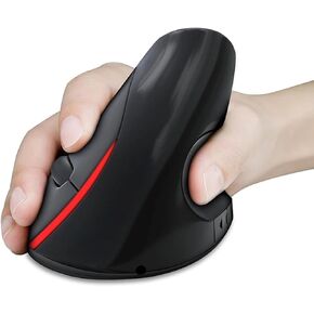 Dpofirs Ergonomic Vertical Mouse, 2.4G Wireless Optical Mouse with 6 Buttons & Adjustable DPI for PC Laptop Desktop in Saudi Arabia