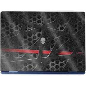 Laptop Skin Compatible with Alienware 16/16X Aurora (2025) - Vintage Lines - Premium 3M Vinyl Protective Wrap Decal Cover - Easy to Apply | Crafted in The USA by MightySkins in Kuwait