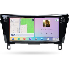 ستيريو سيارة 8 + 256 جيجابايت لسيارة Nissan Rogue X-Trail Qashqai 2014-2020، راديو شاشة 10.33 بوصة، مع Carplay وAndroid Auto، Vivid 13، نظام تحديد المواقع العالمي (GPS)، 4GLTE/5G WiFi in Kuwait