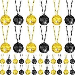 Junkin 48 Pieces Disco Necklaces Decoration Bulk in Kuwait