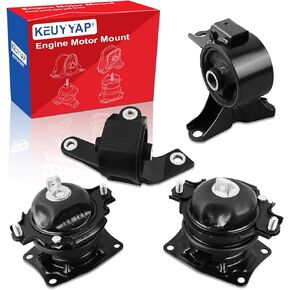 4Pcs Engine Mount Motor Compatible with Nissan Murano 3.5L 2003-2007 Transmission Mount Set, Replace A7349EL A7348 A7358EL A4321, Black/Silver, CA-EM0059 in Saudi Arabia