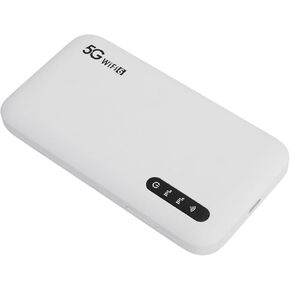 جهاز توجيه هوت سبوت المحمول HURRISE 5G WiFi 6، دعم عالي السرعة لـ 16 جهازًا، جهاز توجيه محمول بقدرة 6100 مللي أمبير في الساعة مع فتحة لبطاقة SIM للهاتف والكمبيوتر اللوحي in Kuwait