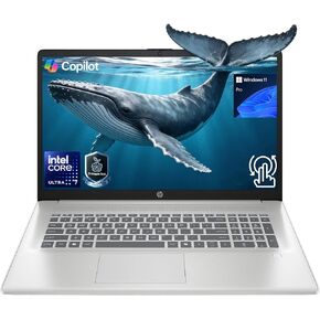 HP Essential 17.3" Touchscreen AI Laptop, Intel Core Ultra 7 255U, 32GB DDR5, 1TB SSD, 720p HD Camera, Full Backlit Keyboard, Fingerprint Reader, Wi-Fi 6, Windows 11 Pro in Kuwait