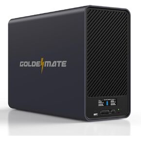GOLDENMATE 1500VA/1200W بطارية ليثيوم UPS احتياطية وواقية من التيار الزائد، بطارية احتياطية مزود طاقة مع بطاريات LiFePO4 (296Wh)، AVR، نظام UPS Sinewave التفاعلي، 8 منافذ، شاشة LCD، رمادي in Kuwait