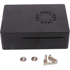 3 Model B + Protective Case, Flame Retardant ABS Burr - Free Enclosure with Vents - Durable Water - Cover, Heat Dissipation for Secure Electroni (Black) in Kuwait