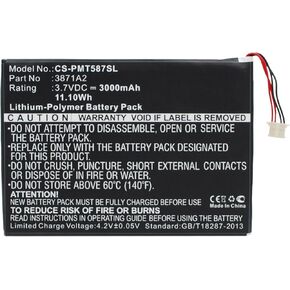 ALLC Replacement Battery for Prestigio Multipad 7.0 Ultra Duo/PMT5877C,PN:3871A2,3000mAh in Kuwait
