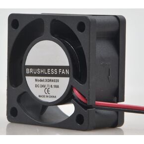 24V 0.10A 2.4W 8000RPM 10.1CFM 40X40X20MM مروحة تبريد بسلكين in Kuwait