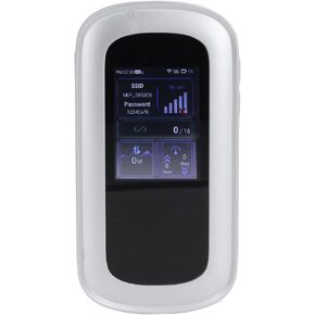 Cryfokt 5G WiFi 6 Mobile Hotspot Router, High Speed Portable WiFi with 4000mAh Battery and 2.4 Inch LCD Screen, Supports 16 Devices, for Phone Tablet Laptop Gaming Console in Kuwait