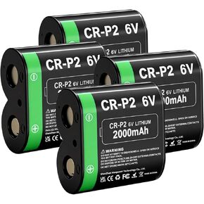 CR-P2 Batteries, (New Upgraded) 2000mAh 6 Volt Lithium Photo Battery Replaces 223A, 2CR-P2, EL223AP and DL223A, 1-Pack in Saudi Arabia