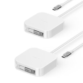 Fasgear 240W USB C to USB C Retractable Cable, 6.6ft, Black in Saudi Arabia