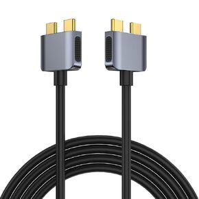 قاعدة توصيل كابل USB C مزدوج من Tobenone، طول السلك 70 سم (27.56 بوصة تقريبًا)، يشمل هذا الطول القابس in Kuwait