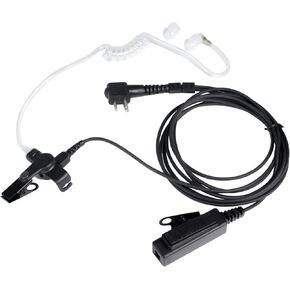 "Teseko CP200 Acoustic Tube Earpiece/Headset with Mic & PTT for Motorola CP200, GP2000, CLS Series, PR400 & EP450 - Surveillance Kit" in Saudi Arabia