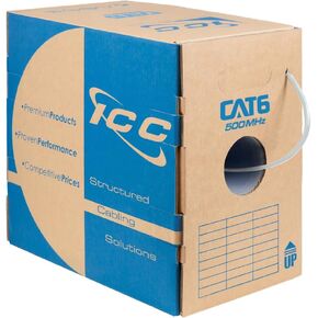 ICC CMR CAT6 UTP 500 ميجا هرتز (بدون خط اتصال) / ICC-ICCABR6VWH / in Kuwait