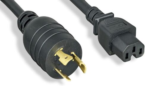 سلك طاقة بقفل عالي التحمل من RiteAV L6-20P/C15 14AWG 15A 250V 8FT in Kuwait