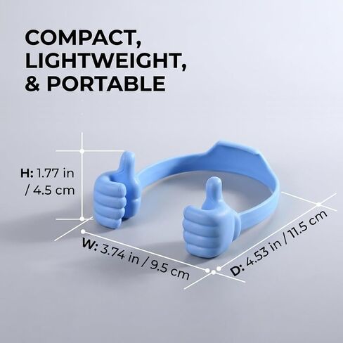 1pcs Creative Phone Stand, Thumb Holder, Lazy Stand for Android iPhone Stand, Desk Fun Birthday Gifts (Purple) in Saudi Arabia