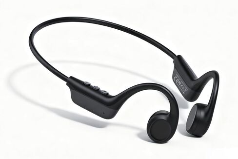 Bone Conduction Sports Headphones – 27g Ultra-Light Frame for All-Day Comfort, Bluetooth 6.0, Immersive Sound, Crisp Calls & Video, Trendy Black-Gray, Perfect for Cycling, Gym, Outdoor Sports in Kuwait