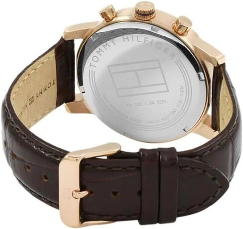 ساعة تومي هيلفيغر للرجال كين براون, مينا بني/ أزرق, كين in Kuwait
