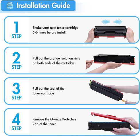 414A Toner Cartridges 5 Pack MFP M479fdw M454dw Compatible for HP 414A 414 414X M479fdn M454dn Color LaserJet Pro M479fdw M455dn M479 M454 Printer Ink with Chip High Yield Black Cyan Yellow Magenta in Kuwait