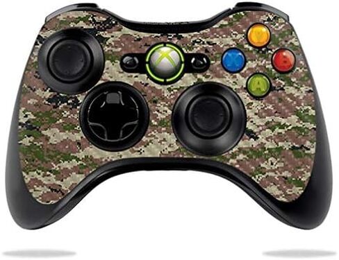 MightySkins Carbon Fiber Skin for Microsoft Xbox 360 Controller - Pink Tree Camo | Protective, Durable Textured Carbon Fiber Finish | Easy to Apply, Remove, and Change Styles | Made in The USA in Kuwait