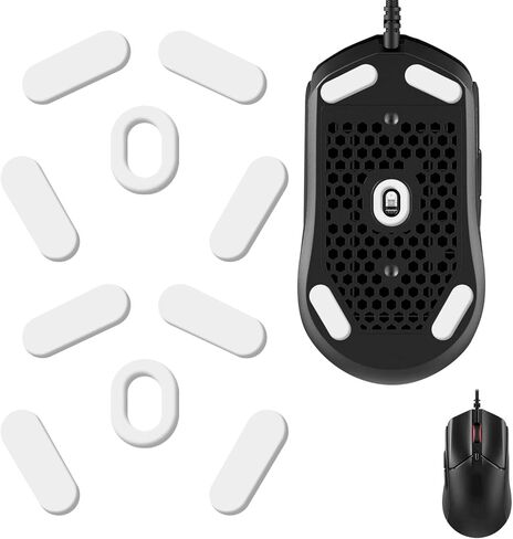 مجموعتان من زلاجات الماوس السلكية Pulsefire Haste 2، أقدام بديلة PTFE متوافقة مع ماوس الألعاب HyperX Pulsefire Haste2 السلكي (غير مناسب لـ Haste2 Wireless) ماوس الألعاب (0.7 مم/أبيض) in Kuwait