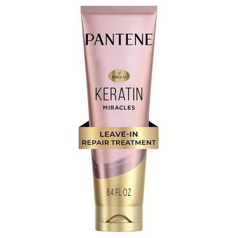 Pantene Keratin Hair Treatment, Protein Treatment, with Argan Oil, Repairs Split Ends, Protects Hair from Damage, for Dry Damaged Hair, Safe for Color Treated Hair, Formaldehyde Free, 8.4oz in Saudi Arabia