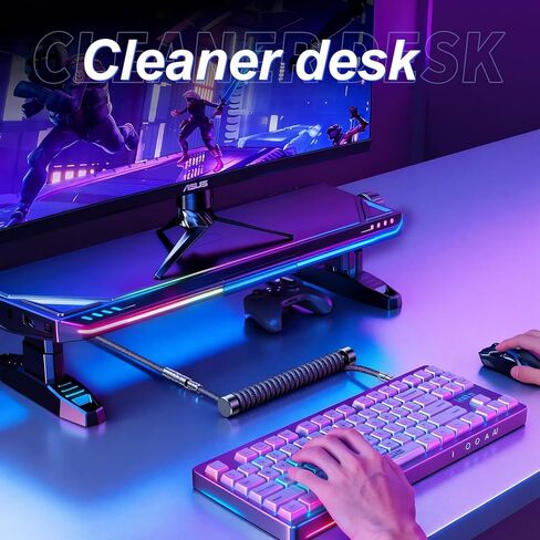 كابل لوحة مفاتيح ملفوف، USB C إلى A مجدول من النايلون للوحة مفاتيح الألعاب الميكانيكية مع موصل سبائك الزنك، قفل بلمسة واحدة وشريط مرجح، يدعم لوحة مفاتيح مغناطيسية بمعدل 8K، أسود in Kuwait