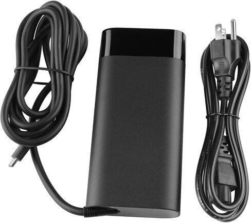 28V 5A 140W USB Type-C Charger Compatible with HP OMEN Transcend Gaming 14-fb0000 14T-FB000 14-FB023DXX 14-FB0008CA 14-FB0000CA PA-1141-08HT N22282-001 Gaming Charger Adapter in Kuwait