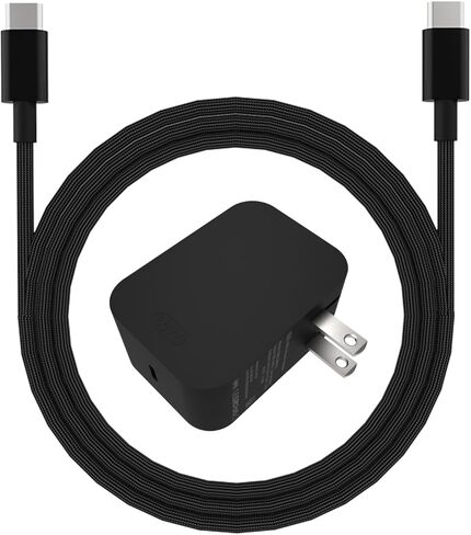 65W Surface Pro Charger PD 3.0 Fast Charging Adapter, Compatible with Surface Pro 12/11/10/9, 13-inch OLED Snapdragon X Elite & 2-in-1 Devices, with 6.6FT USB-C Nylon Braided Cable in Kuwait