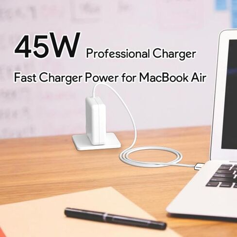 45W Mag2 T-tip Magnetic Mac Book Air Charger, Compatible with 11-inch & 13-inch Mac Book Air Released After Mid 2012 (2012-2017 Models) in Kuwait