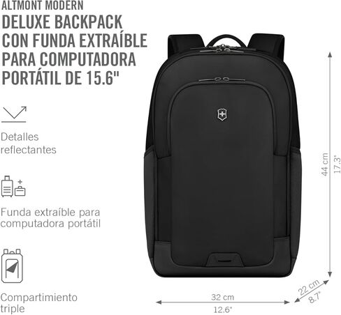 Victorinox Altmont Modern Deluxe Backpack Black in Kuwait