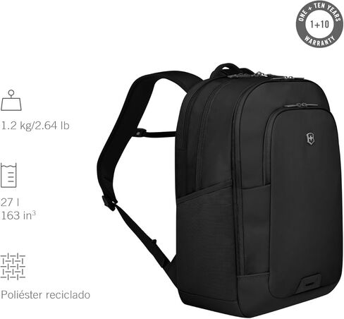 Victorinox Altmont Modern Deluxe Backpack Black in Kuwait