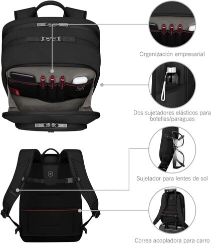 Victorinox Altmont Modern Deluxe Backpack Black in Kuwait
