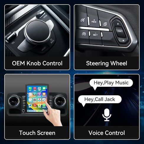 Android 14 Car Radio Compatible with Mercedes-Benz Sprinter 2019-2021,4G+64G,9.7" Touch Screen Car Stereo with Wireless Carplay&Android Auto,Blue-Tooth/GPS/Navigation/FM/SWC/Mirror Link in Kuwait